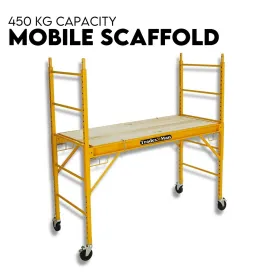 450kg Mobile Scaffold Ladder Scaffolding Platform | Portable Ladder | Work Safety
