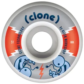 Alien Workshop Fetus Clone Skateboard Wheels - White - 51mm (Set of 4)