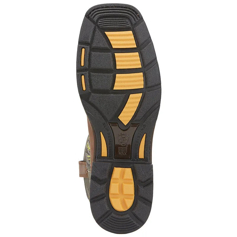 Ariat Men's 11" Workhog Mesteno Waterproof Composite Toe Work Boot - Rust 10015400