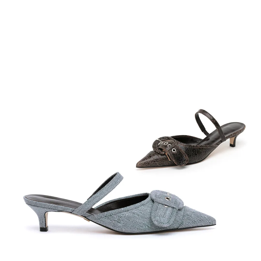 AYLA - belted mules