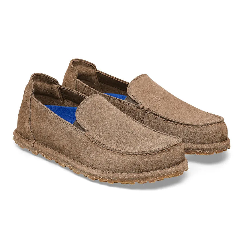 Birkenstock Utti - Gray Taupe - Suede Leather