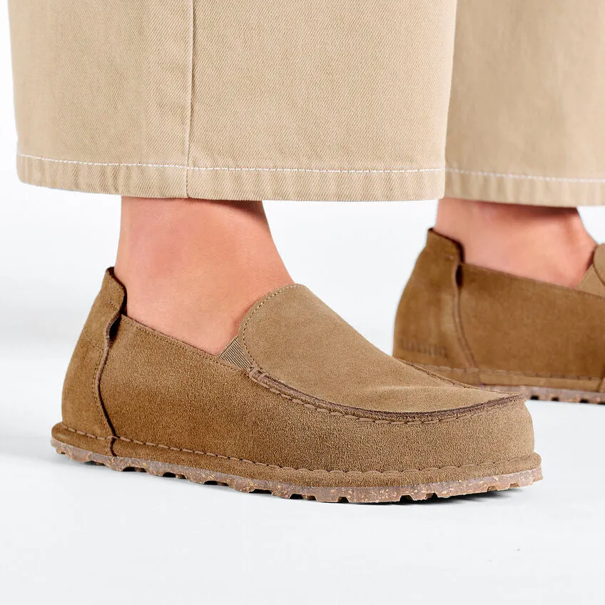 Birkenstock Utti - Gray Taupe - Suede Leather
