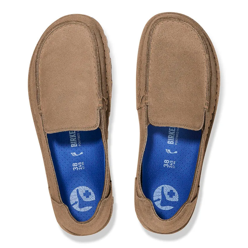 Birkenstock Utti - Gray Taupe - Suede Leather