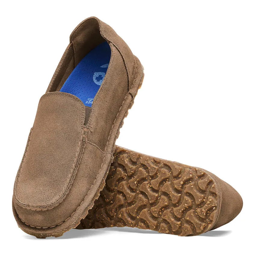 Birkenstock Utti - Gray Taupe - Suede Leather