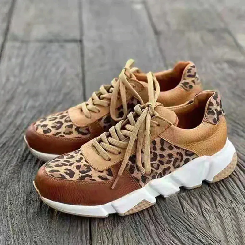 Calista  Leopard Print Slip-On Shoes