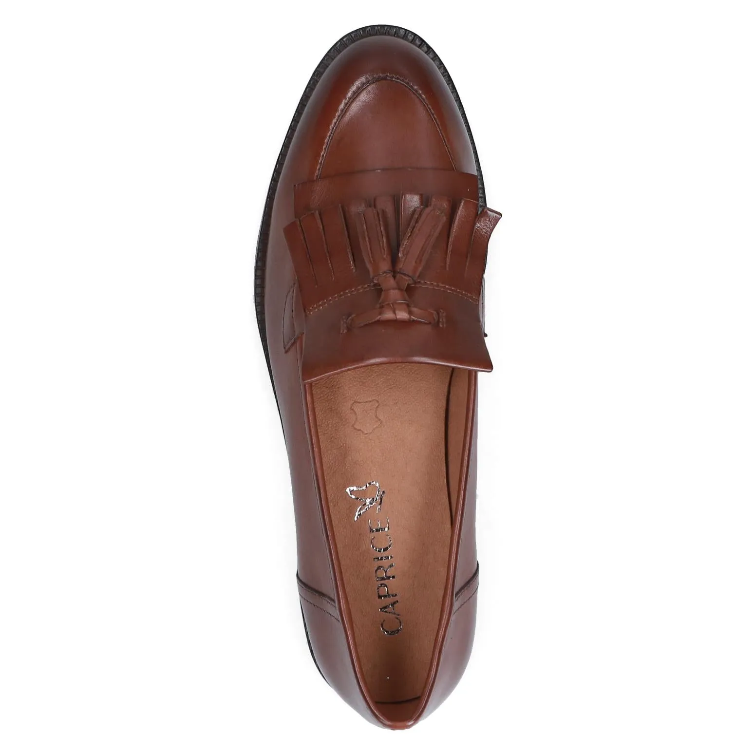 Caprice Ladies Fringe Trim Classic Loafer