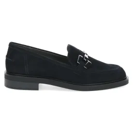 Caprice Ladies Snaffle Trim Suede Loafer