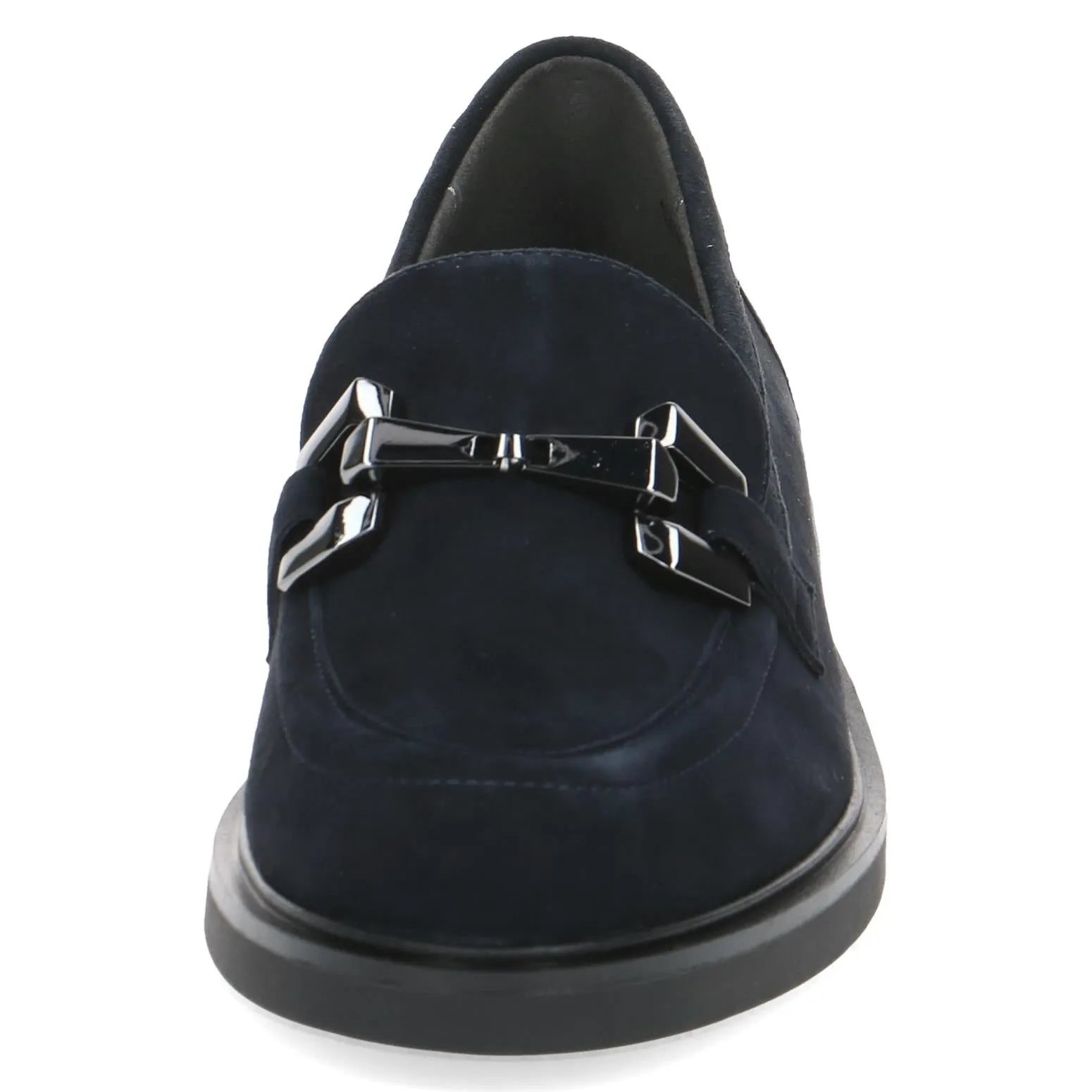 Caprice Ladies Snaffle Trim Suede Loafer