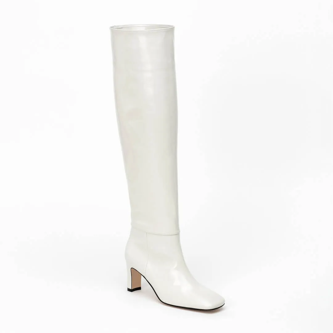 CORA - Knee high leather boots