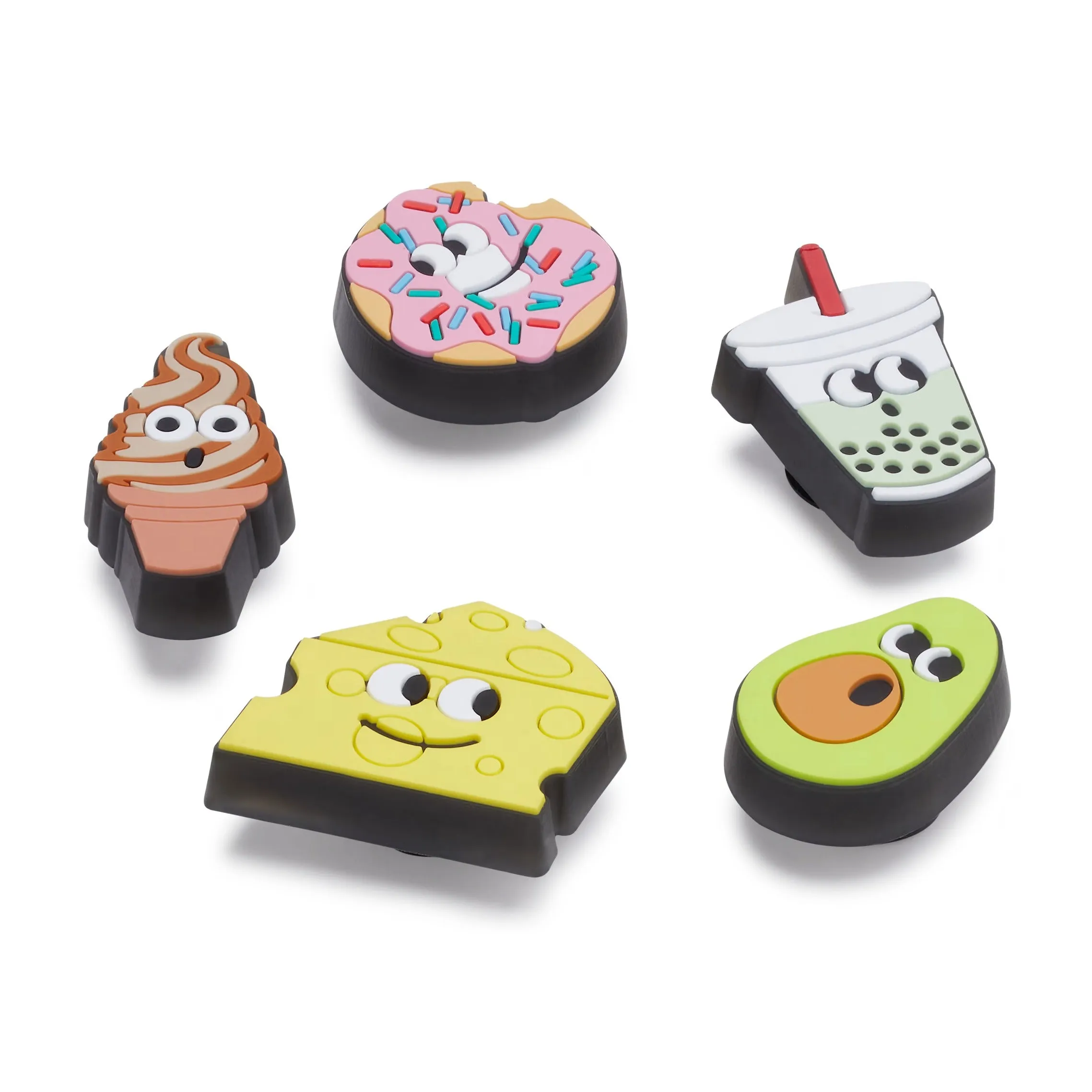 Crocs Jibbitz Charms - Lights Up Food Friends 5pk