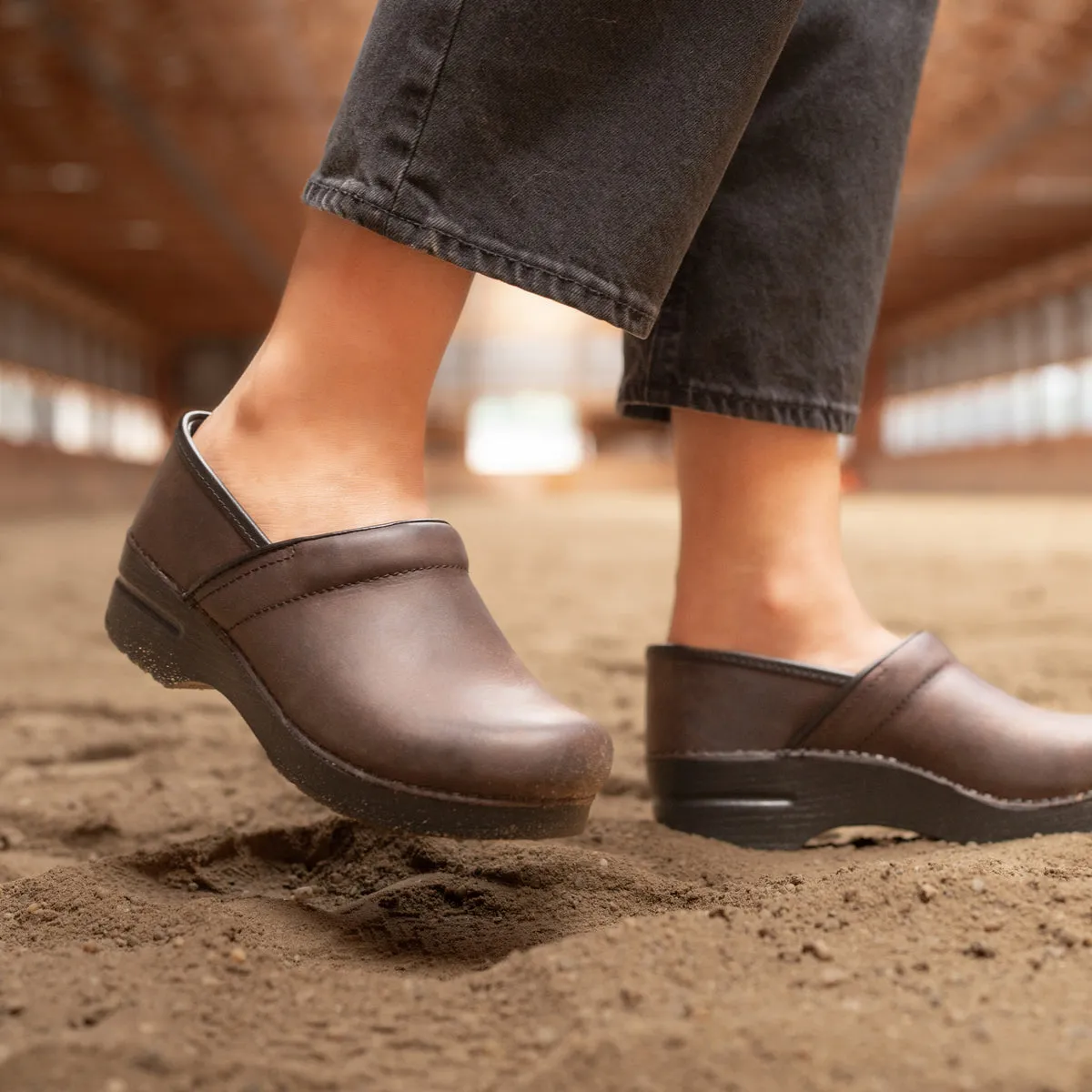Dansko Women's Professional Clog in Antique Brown