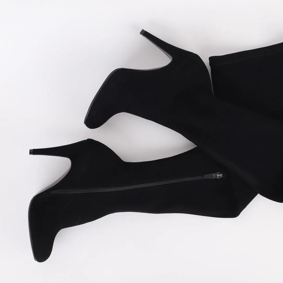 EVALINA - stretch over knee boots