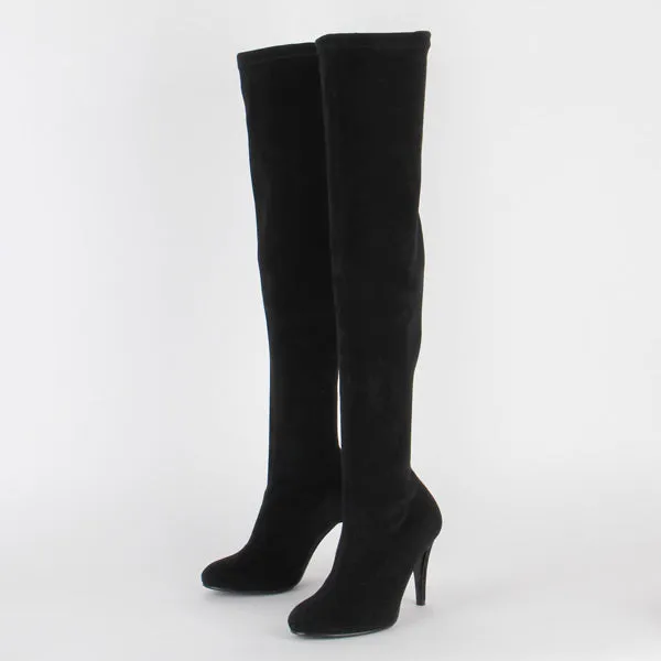EVALINA - stretch over knee boots