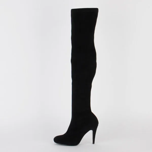 EVALINA - stretch over knee boots