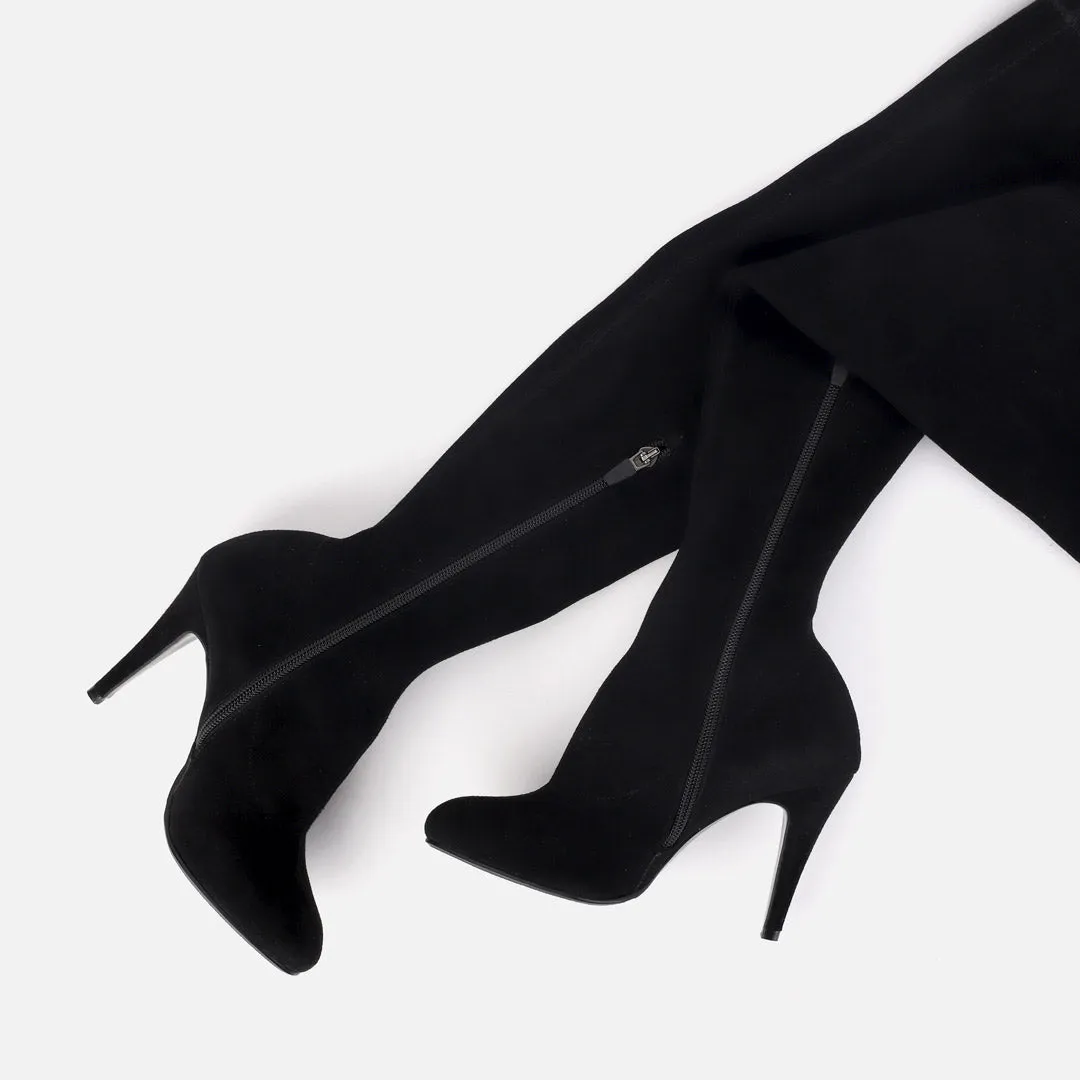 EVALINA - stretch over knee boots