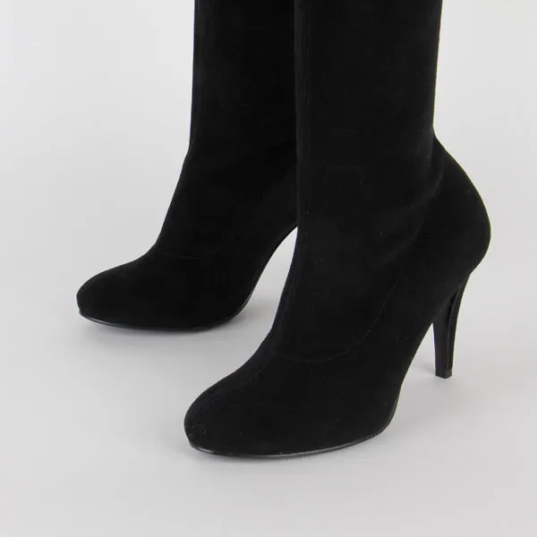 EVALINA - stretch over knee boots