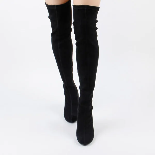 EVALINA - stretch over knee boots
