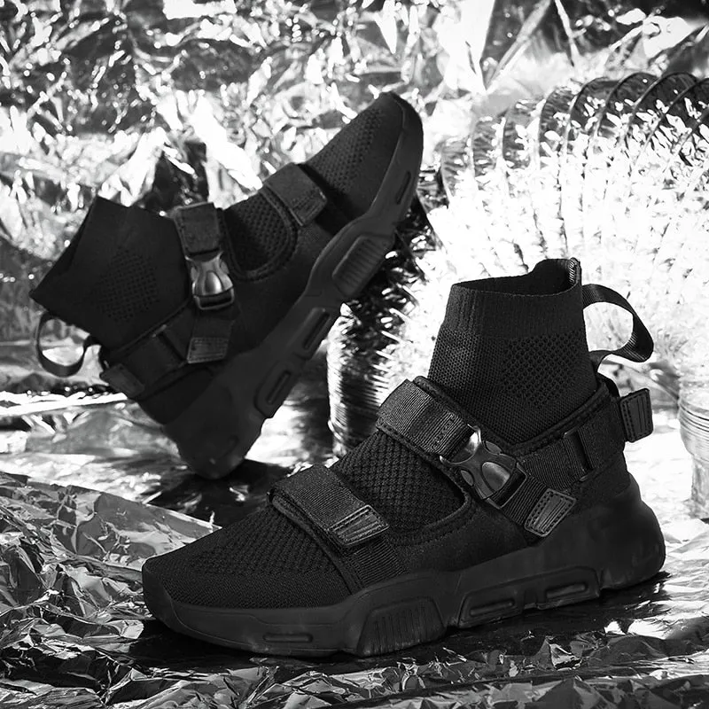 Men Knit  High Top Sneakers