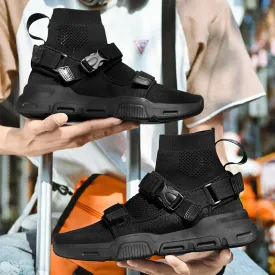 Men Knit  High Top Sneakers