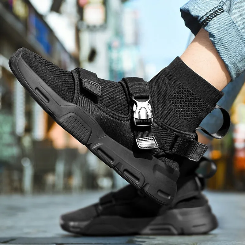 Men Knit  High Top Sneakers