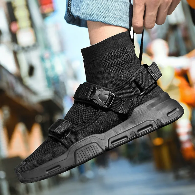 Men Knit  High Top Sneakers