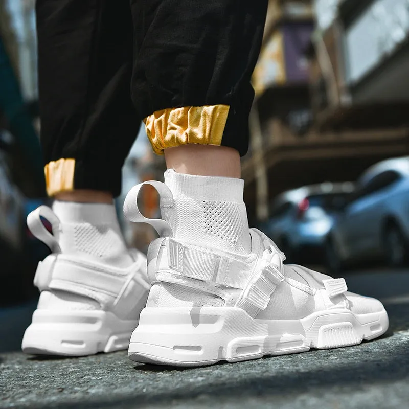 Men Knit  High Top Sneakers