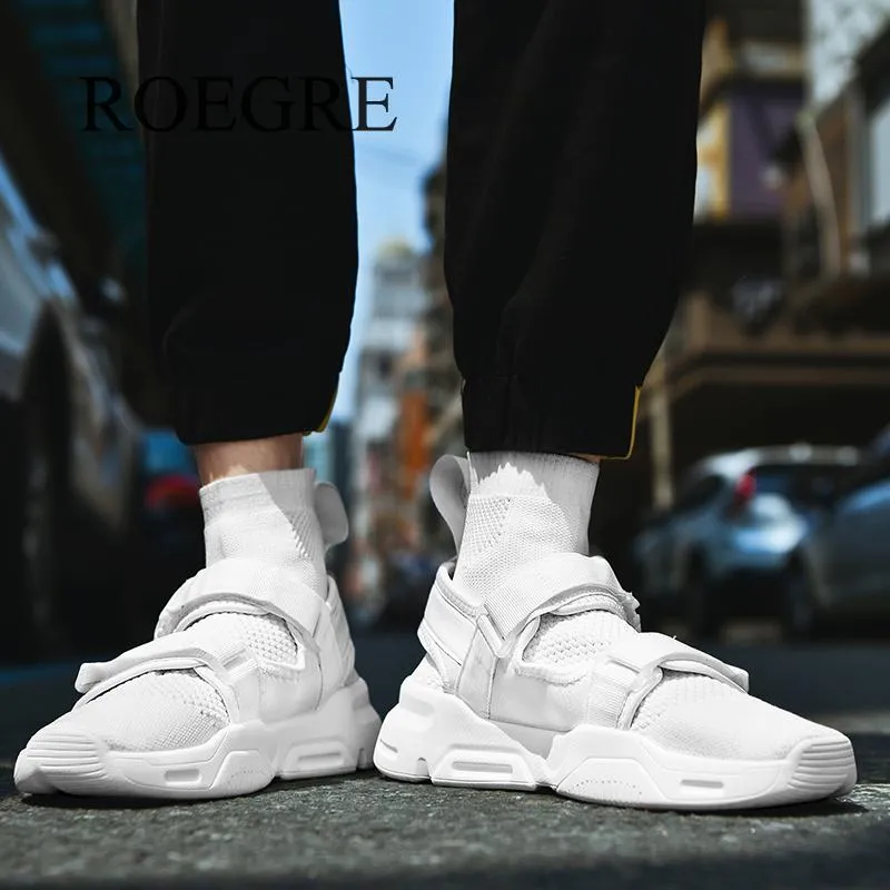 Men Knit  High Top Sneakers