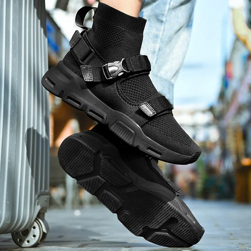 Men Knit  High Top Sneakers