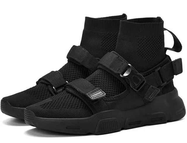 Men Knit  High Top Sneakers
