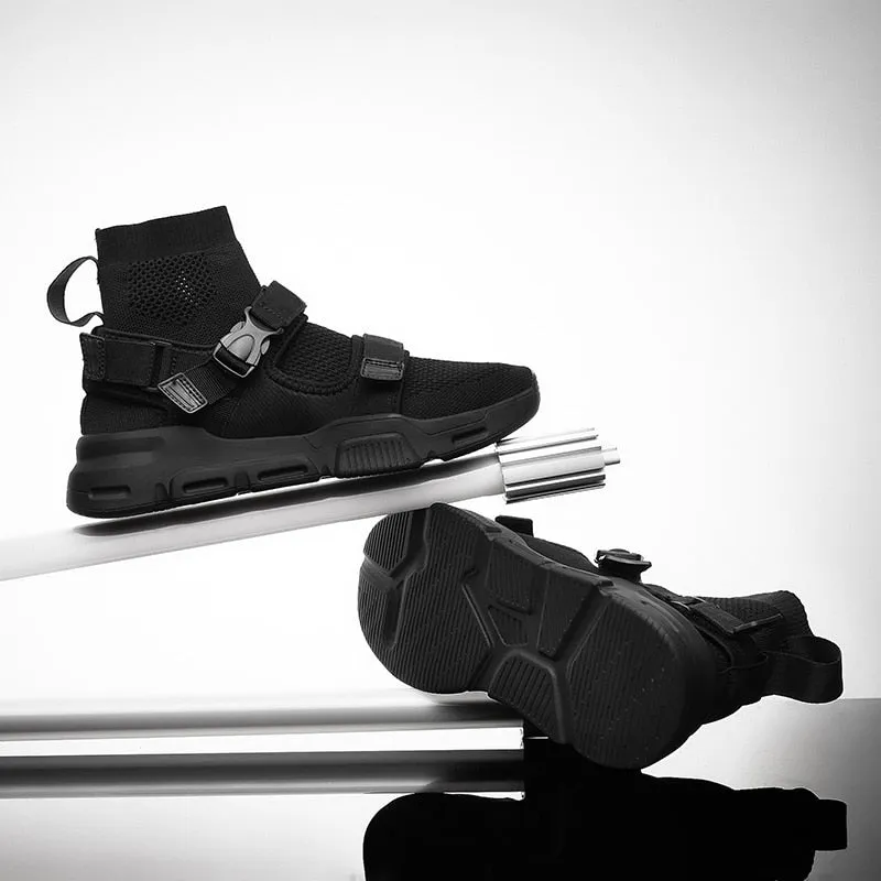 Men Knit  High Top Sneakers