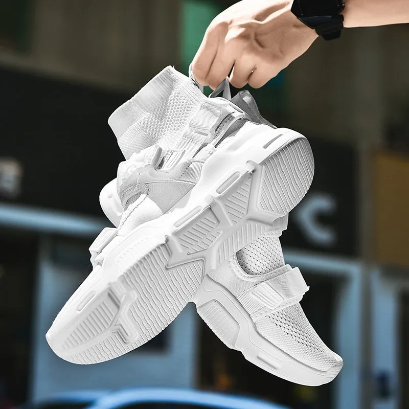 Men Knit  High Top Sneakers