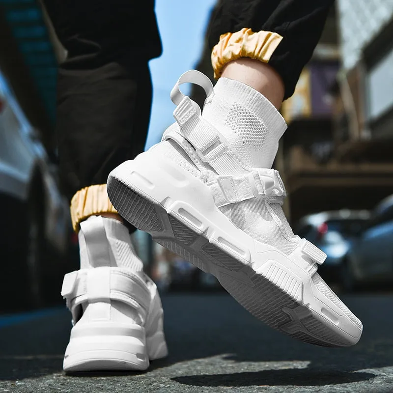 Men Knit  High Top Sneakers