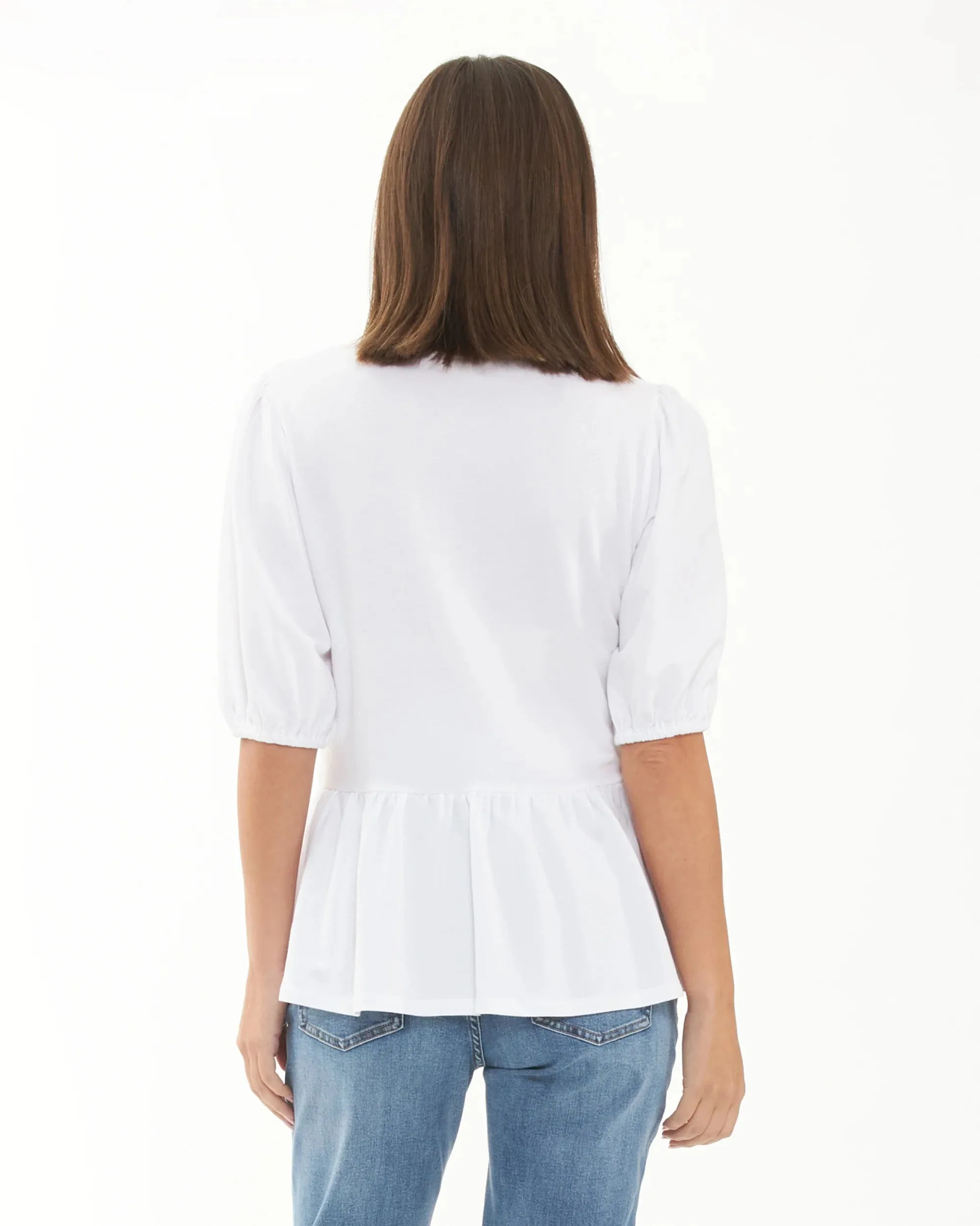 Nadia Peplum Top