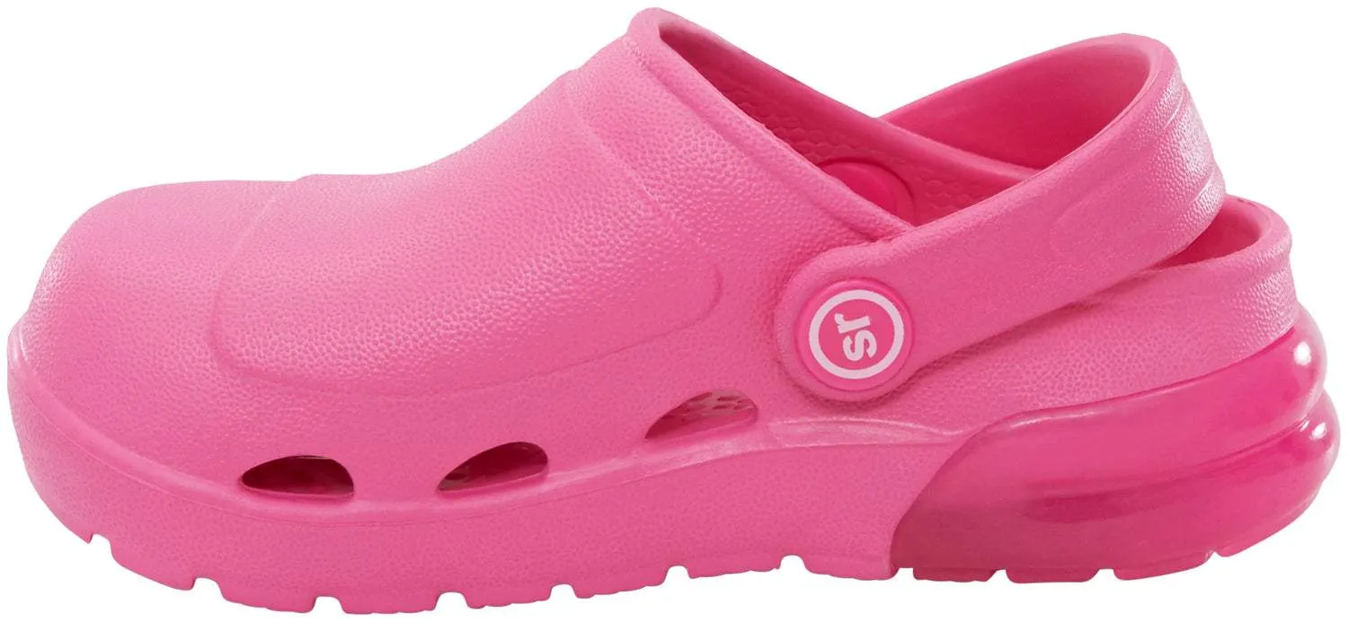 Stride Rite Kids Bray Girls Pink Light-up Water Friendly Clog Sandals (Machine Washable)