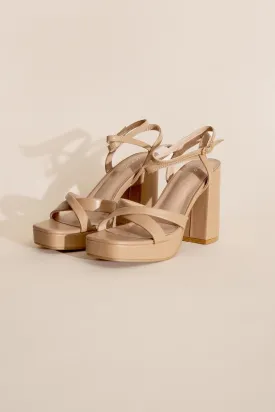 VALOR-1 Cross Ankle Strap Platform Block Heels