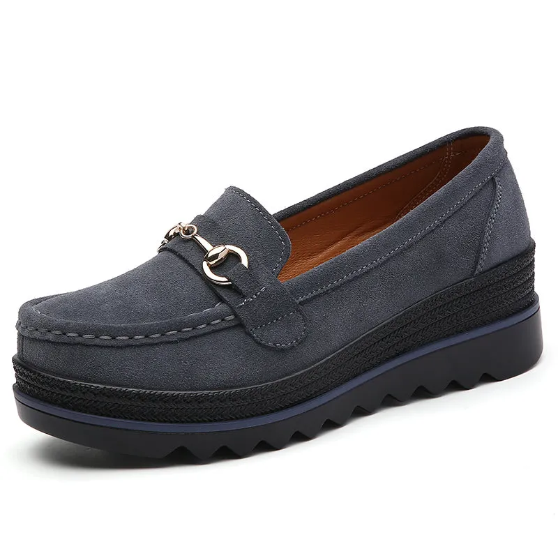 Women's Loafers Suede Shoe