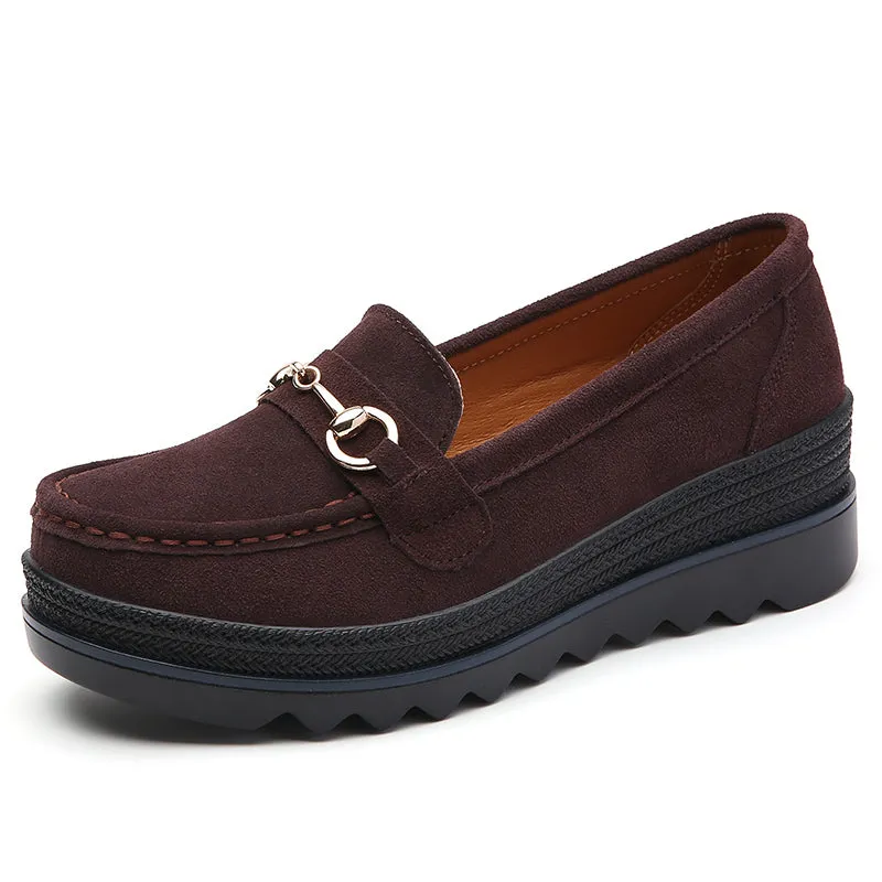 Women's Loafers Suede Shoe