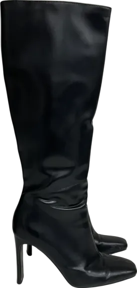 ZARA Black Knee High Boots UK 7 EU 40 👠